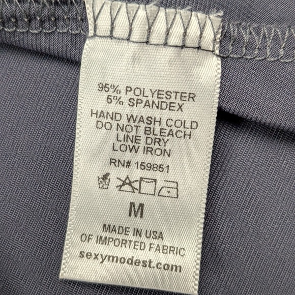 Brigitte Brianna Long Cardigan Duster Size Medium Pockets Open Front Sexy Modest - Picture 5 of 8